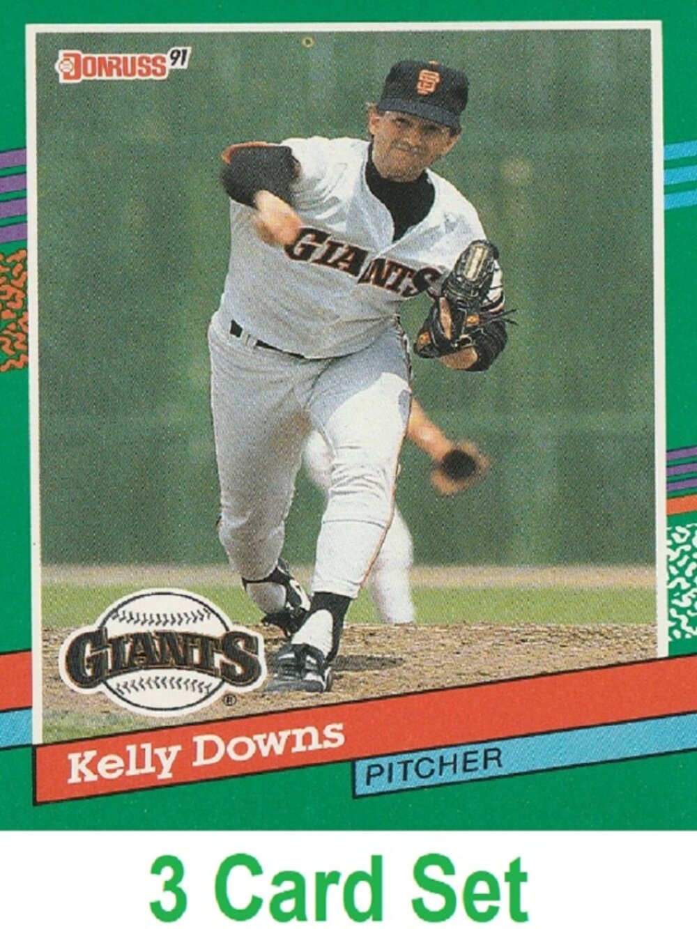 Kelly Downs Baseball Card Collection